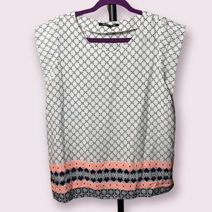 Sweet Rain Patterned Blouse